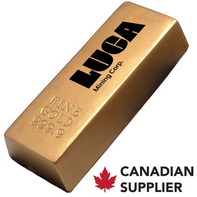 Gold Bar Stress Reliever